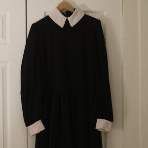 Deandri Long Sleeve Nosferatu Mini Dress